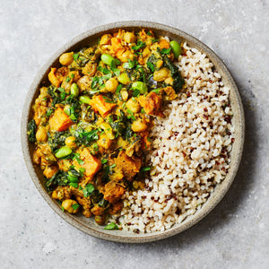 
            
                Load image into Gallery viewer, Sweet Potato + Spinach Korma (Mediterranean)
            
        