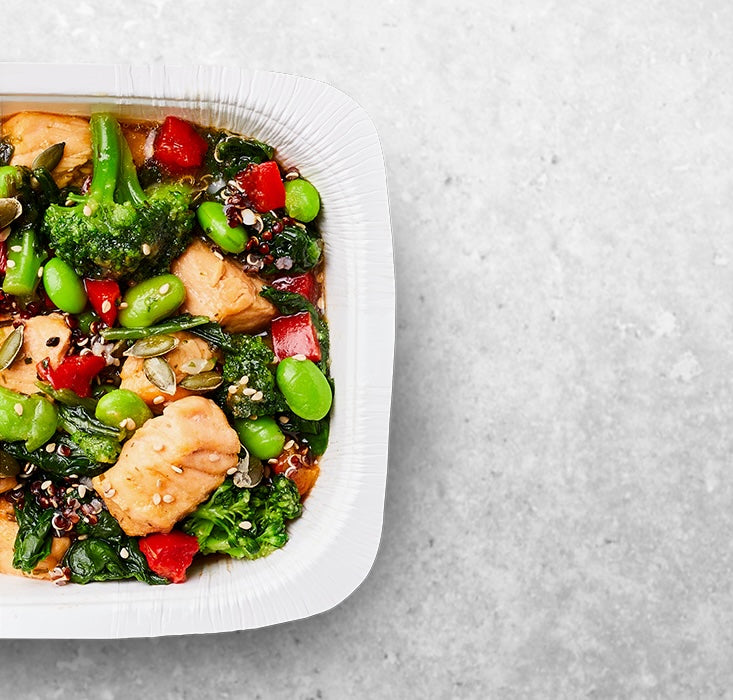 GLP-1 Teriyaki Salmon